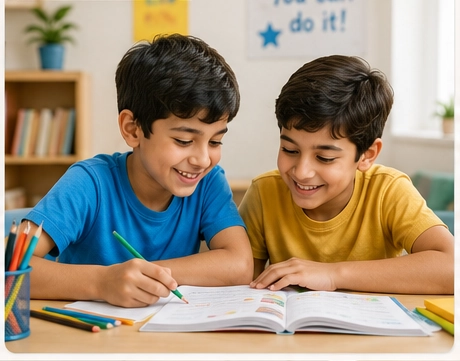 Children learning together